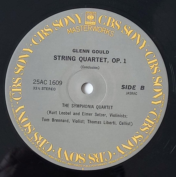 String Quartet, Op. 1