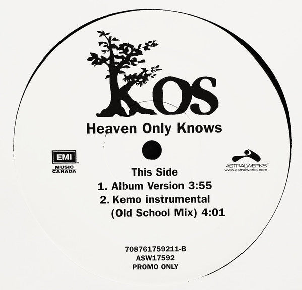 Release: Heaven Only Knows-Vinyl-Canada-2001-708761759211, ASW17592-2463845