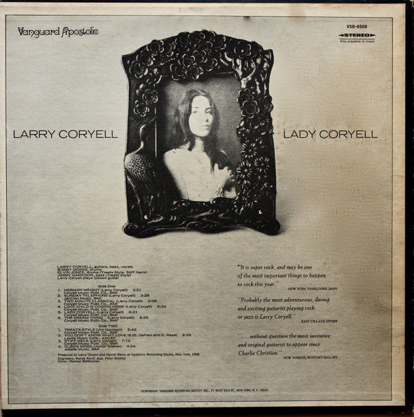 Master Release: Lady Coryell by Larry Coryell