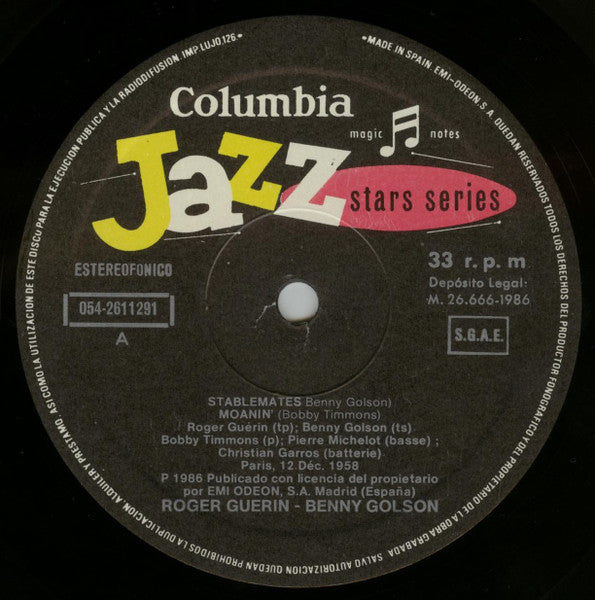 Roger Guérin / Benny Golson