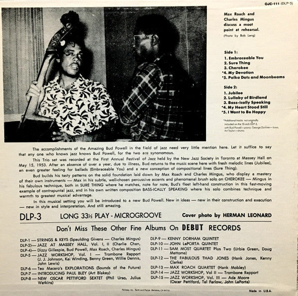 Jazz At Massey Hall Volume Two