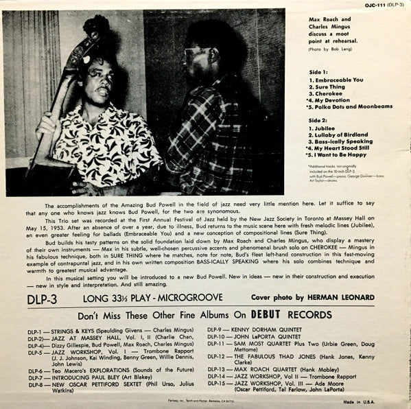 Jazz At Massey Hall Volume Two