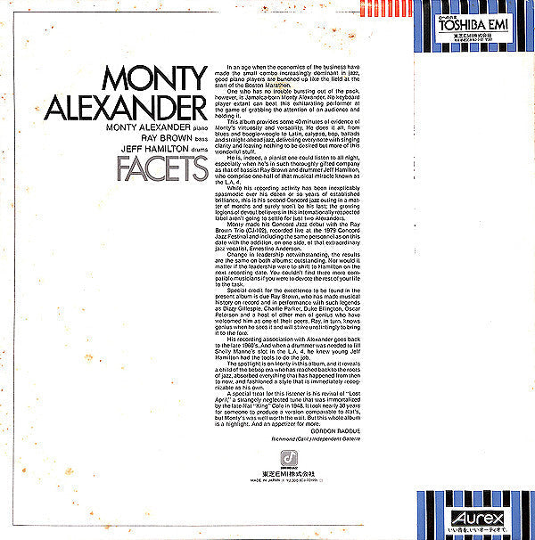 Master Release: Facets by Monty Alexander