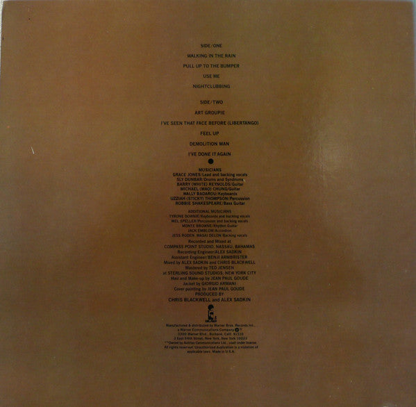 Release: Nightclubbing-Vinyl-US-1981-ILPS 9624-9028844