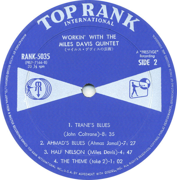 Workin' With The Miles Davis Quintet