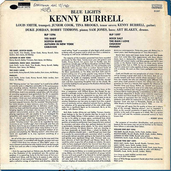 Release: Blue Lights, Vol. 2-Vinyl-US-1975-BST 81597, BST-81597-9694693