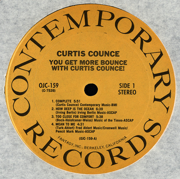 You Get More Bounce With Curtis Counce!