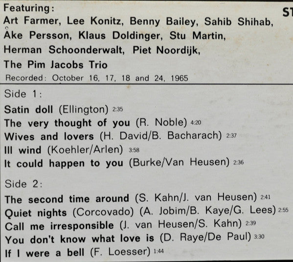 Rita Reys Meets Oliver Nelson