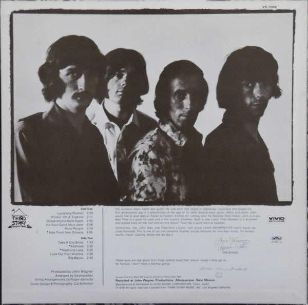 Release: Swampwater-Vinyl-Japan-1978-VS-1002-8083113