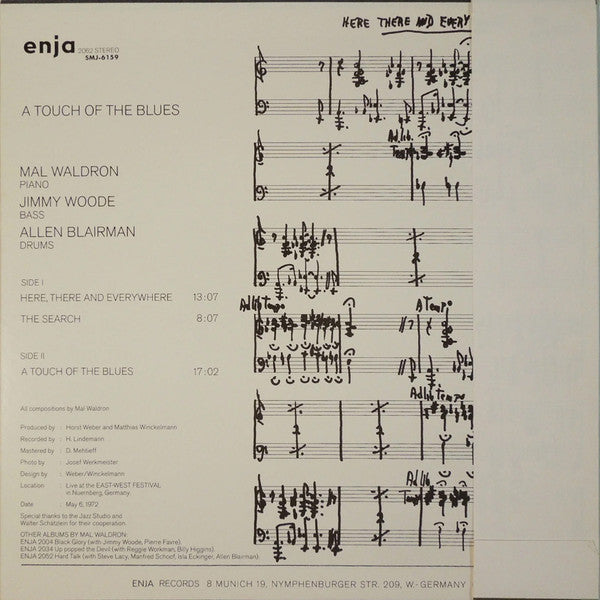 Release: A Touch Of The Blues-Vinyl-Japan-1977-SMJ-6159-4045135