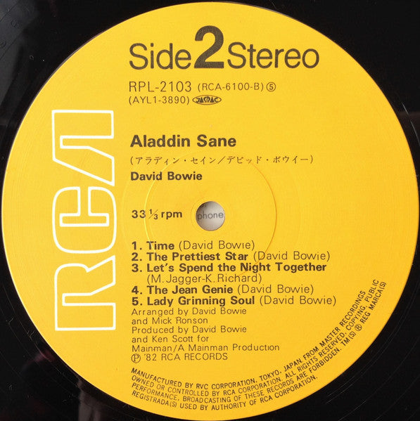 Aladdin Sane = アラディン・セイン