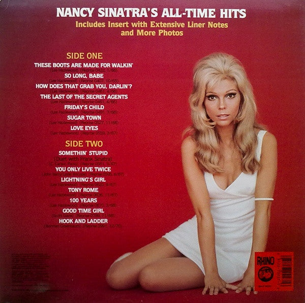 Master Release: Boots: Nancy Sinatra's All-Time Hits by Nancy Sinatra