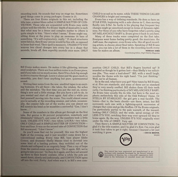 A Simple Matter Of Conviction