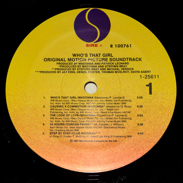 Who's That Girl (Original Motion Picture Soundtrack)