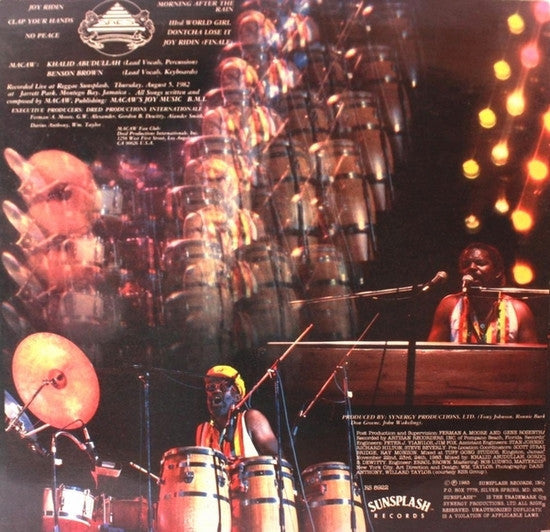 Release: Live At Reggae Sunsplash-Vinyl-US-1983-RS 8922-2789542