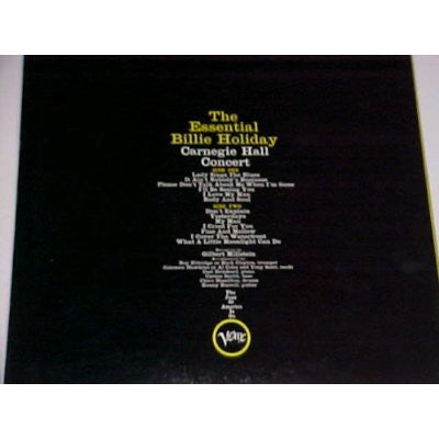 The Essential Billie Holiday (Carnegie Hall Concert Recorded Live)