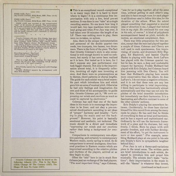 Release: Free Jazz-Vinyl-Japan-1972-P-6059A-2997971