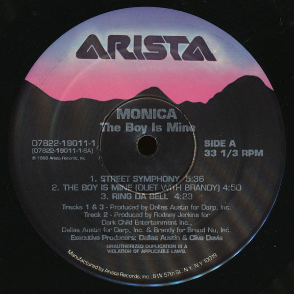 Release: The Boy Is Mine-Vinyl-US-1998-07822-19011-1-6795929