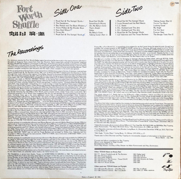Fort Worth Shuffle (Texas R 'n B 1958-1964)