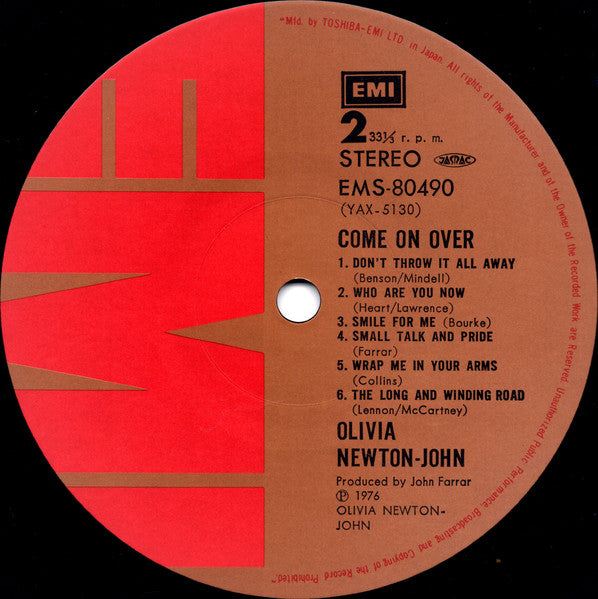 Come On Over = 水のなかの妖精