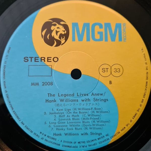 The Legend Lives Anew - Hank Williams With Strings