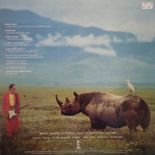 Release: Lone Rhino-Vinyl-US-1982-IL 9751-6986602