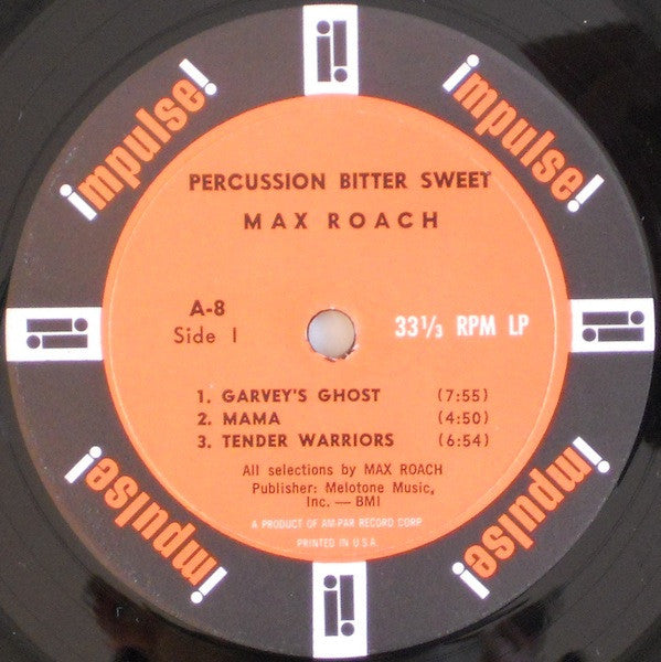 Release: Percussion Bitter Sweet-Vinyl-US-1961-A-8-2125524