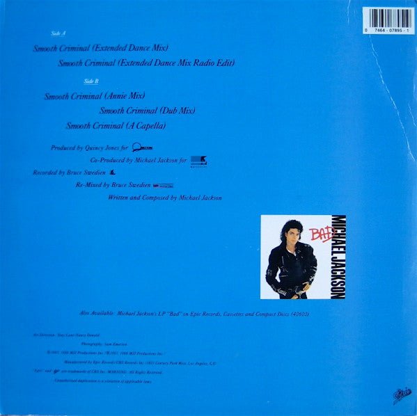 Master Release: Smooth Criminal by Michael Jackson