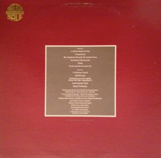 Release: Procol Harum-Vinyl-US-1973-SP 3136, SP-3136-3330815