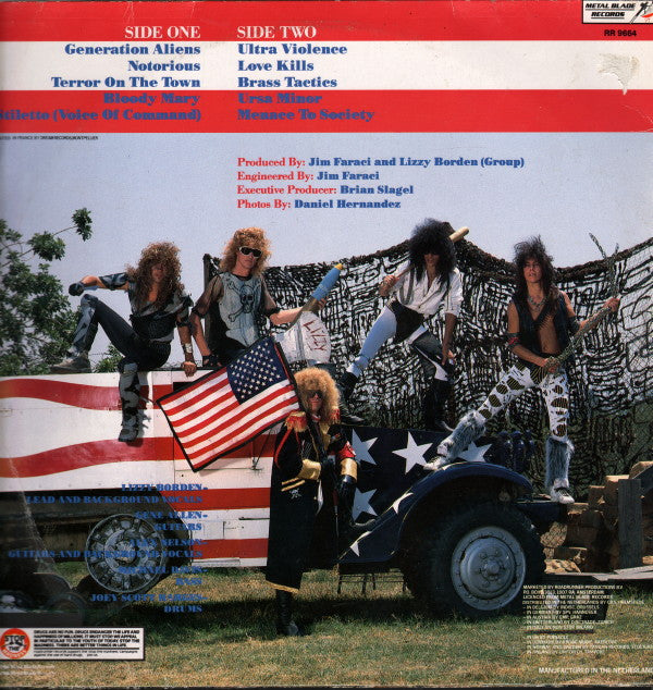 Release: Menace To Society-Vinyl-Europe-1986-RR 9664-1304133