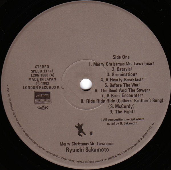 Merry Christmas Mr. Lawrence = 戦場のメリー・クリスマス オリジナルサウンドトラック