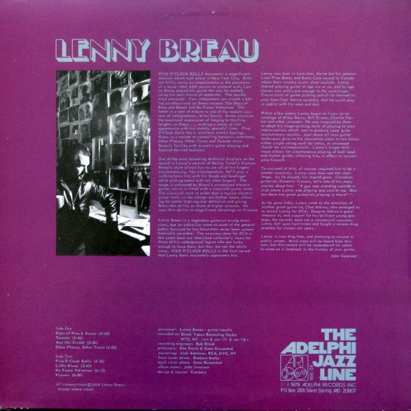Master Release: Five O'Clock Bells by Lenny Breau