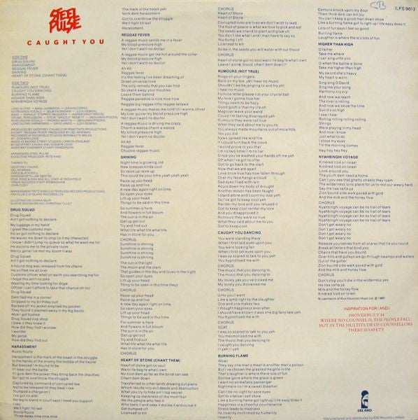 Release: Caught You-Vinyl-UK-1980-ILPS 9613-2009996
