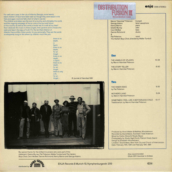Release: The Angels Of Atlanta-Vinyl-Germany-1981-enja 3085-1231380