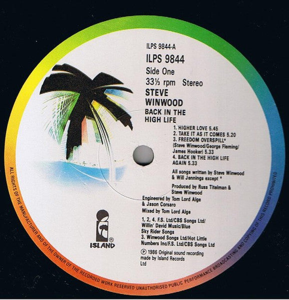 Back In The High Life