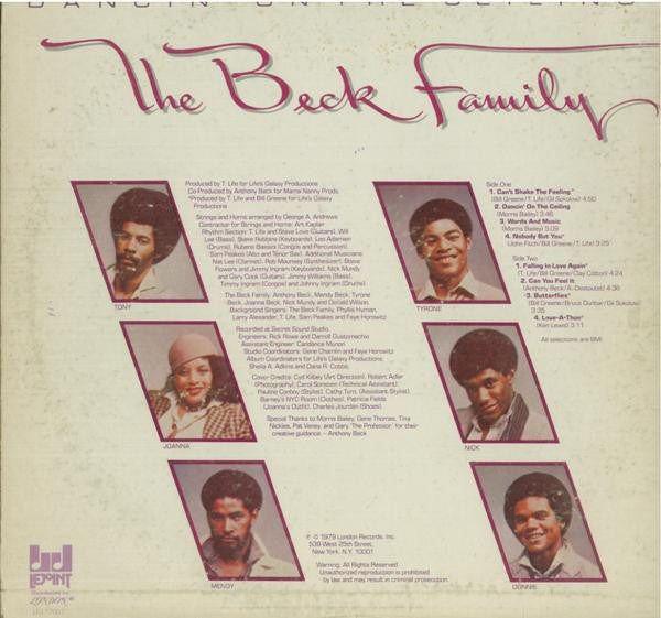 Master Release: Dancin' On The Ceiling by The Beck Family