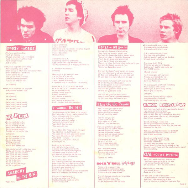 The Very Best Of Sex Pistols And We Don't Care