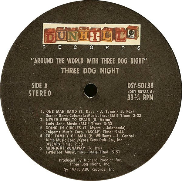 Around The World With Three Dog Night