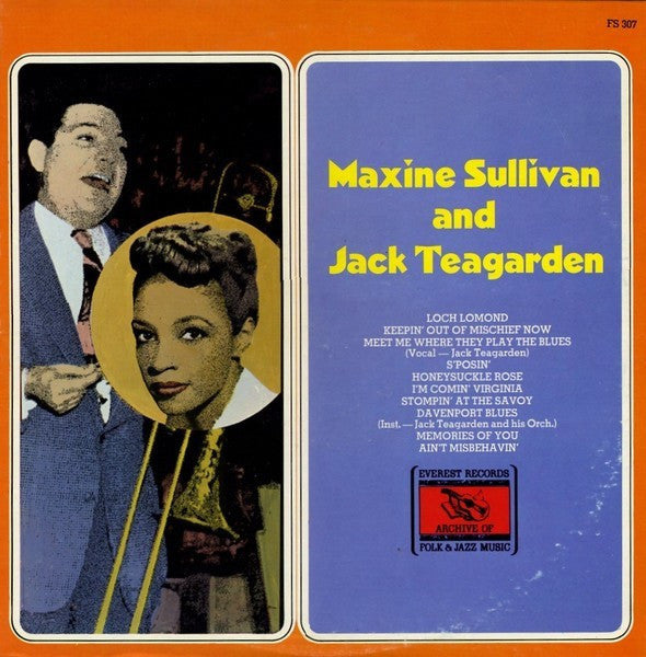 Master Release: Maxine Sullivan And Jack Teagarden by Maxine Sullivan
