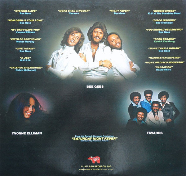 Release: Saturday Night Fever (The Original Movie Sound Track)-Vinyl-Japan-1978-MWZ 8105/6-2704732