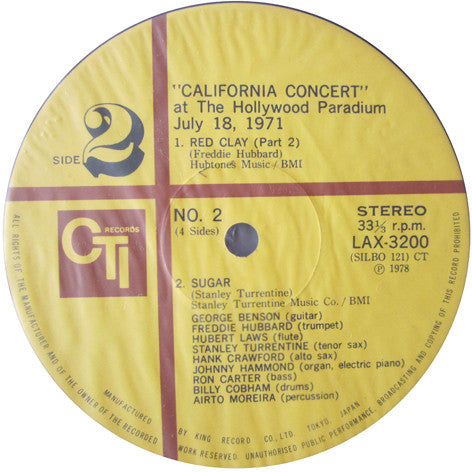 California Concert - The Hollywood Palladium