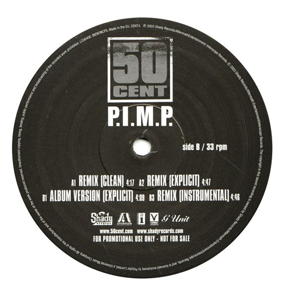 Master Release: P.I.M.P. by 50 Cent