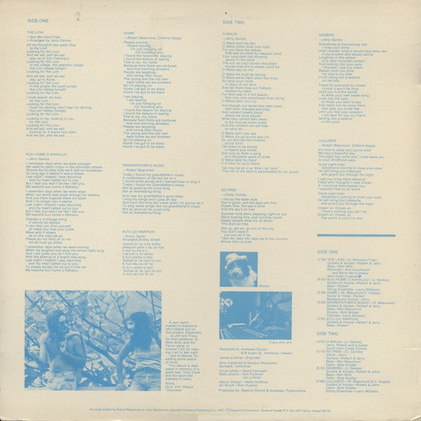 Release: Like A Seabird In The Wind-Vinyl-US-1976-SS 1001-2312173
