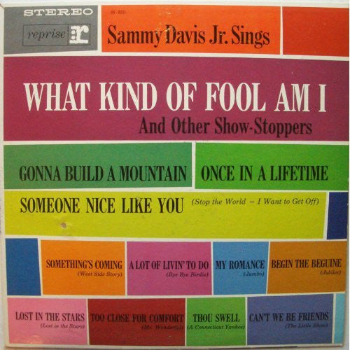 Sammy Davis Jr. Sings What Kind Of Fool Am I And Other Show-Stoppers