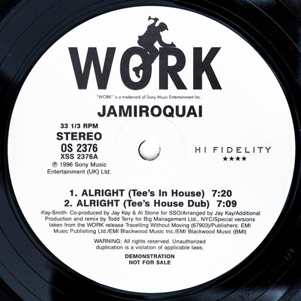 Release: Alright-Vinyl-US-1997-OS2 0943 S1, OS 2376, OS 2380, XSS-02376, XSS-02380-27362