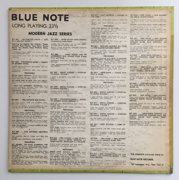 Release: Howard McGhee Volume 2-Vinyl-US-1953-BLP 5024-27510543