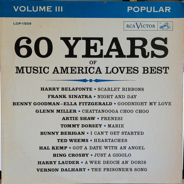60 Years Of Music America Loves Best -- Popular -- Volume III