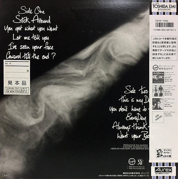 Release: The Secret Value Of Daydreaming-Vinyl-Japan-1986-28VB-1082-10379658
