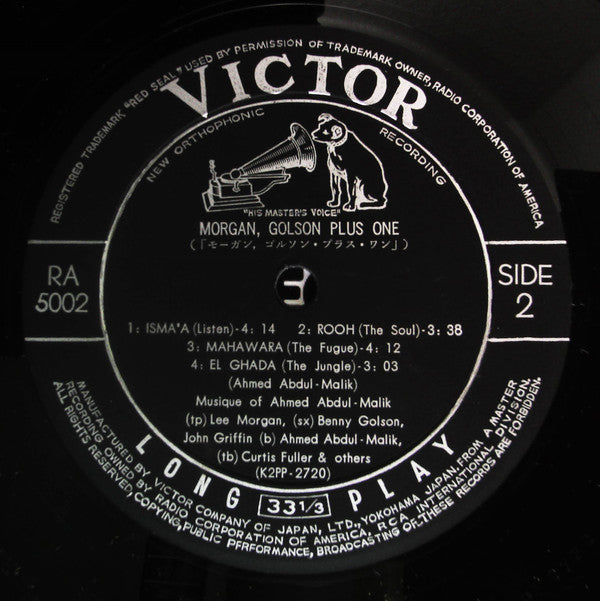 Morgan, Golson Plus One - Musique Of Ahmed Abdul-Malik