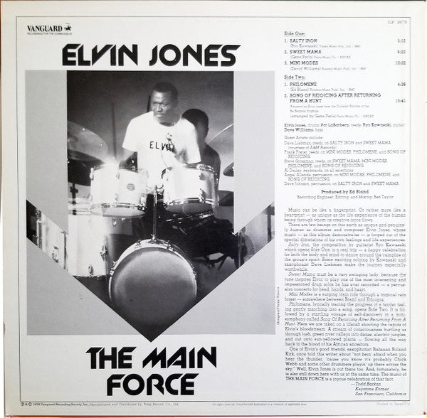 Release: The Main Force-Vinyl-Japan-1976-GP-3070-29186221